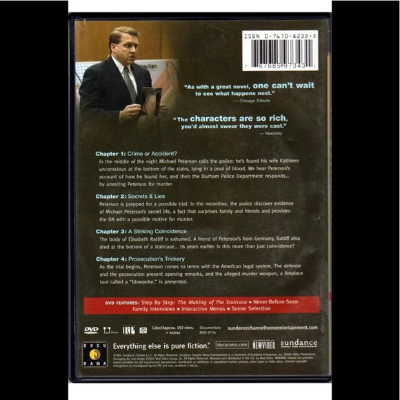 The Staircase, 2-Disc DVD 2005, Sundance
Murder Trial Documentary Peterson - Picture 2 of 2